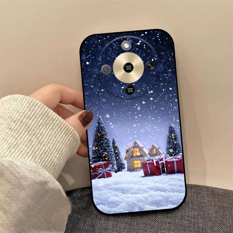 For Honor X9d X70 X9a X9b X9c X6C X5C Plus Case Christmas Painted Soft TPU Silicone Cover For Honor Magic8 Lite Phone Case Coque