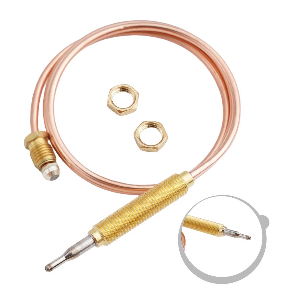 1 Stück 600-1500mm M8 Thermoelement Ersatzsonde für Gasbrenner Kamine BBQ Zubehör Elektrowerkzeug Zubehör