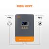 PowMr 80A 100A MPPT Solar Charge Controller 12V/24V/36V/48V Auto Max Solar PV 160V Regulator Supports Up to 12 Units in Parallel