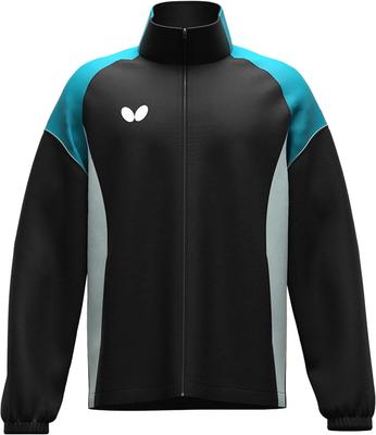 Table Tennis Wind Reflective BTY Windbreaker Jacket Size 47470 [Butterfly] [Butterfly] Jacket, Water-repellent, Lines, II, Black, M,