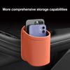 Car Storage Rack Leather Texture Waterproof Car Door Side Organizer Multi-Functional Vehicle Cup Holder Storage Box for Phone Keys Water Bottle Fit