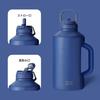 BOTTLE BOTTLE Water Bottle, 1.8L Vacuum Insulated Stainless Steel Bottle, Large Capacity, 2-Way Lid, Straw, Direct Drinking, Vacuum Insulated, Outdoor