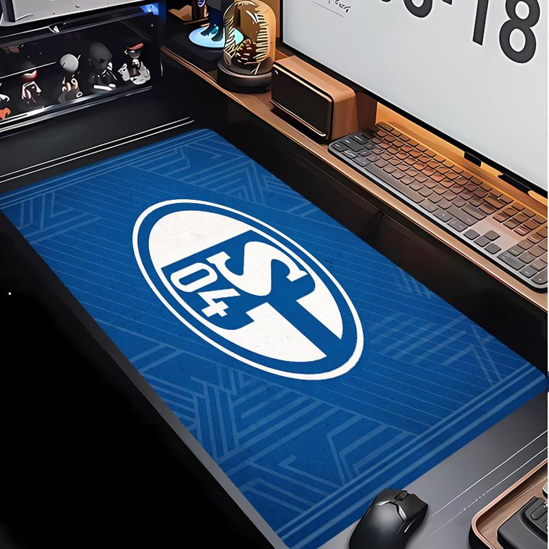 Schalke 04 Football Pattern Mouse Pad Non?Slip Rubber Base Gaming Mousepad For Desk Office Home