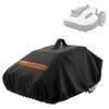 For robotic lawn mower dust cover 83 x 62 x 43 cm waterproof and UV resistant fabric with front light and handle
