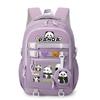 Panda Huahua 2025 New Cute Children's Schoolbag Cross-border Large-capacity Primary and Secondary School Students Lightweight Spine Protection