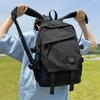 Junior High School Student Schoolbag Men's Solid Color Backpack Women's Travel Backpack