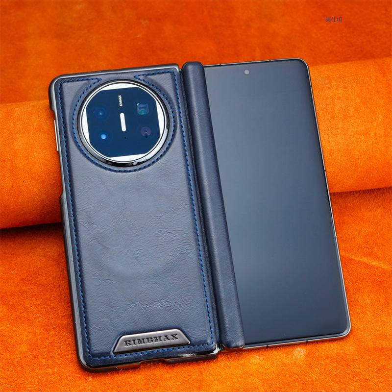 Applicable To Huawei Matex6 Mobile Phone Case, Central Axis Anti-drop X5 New X3 Collector's Edition Card Bag Bracket, Magnetic Suction Men's Leather 