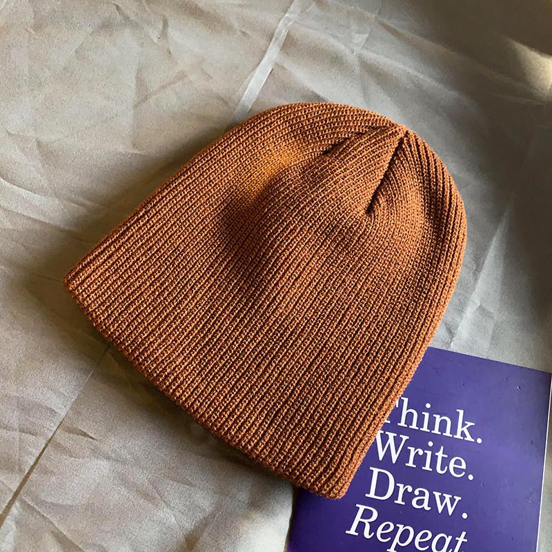 Vintage Knitted Winter Hat With Thick Warm Acrylic For Men And Women