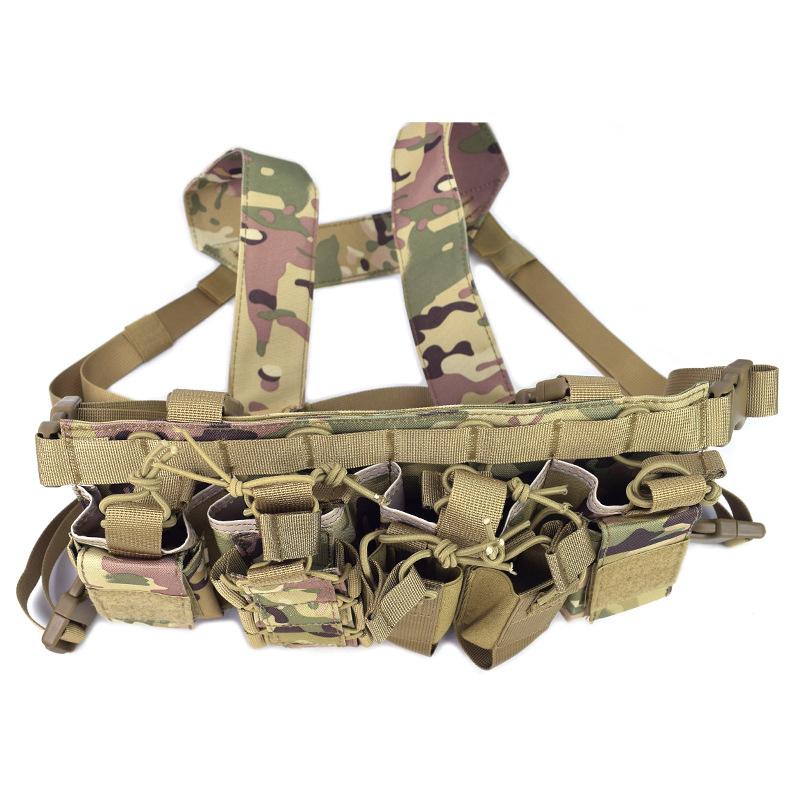 Fan Militare Esterno D3 Tactical Chest Hanging Gilet Multifunzione MC Leggero Tasca Ventrale Set Gilet