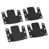 4PCS/8PCS Black Color Bracket Iron Interlocking Connector Sofa  Furniture Assembly