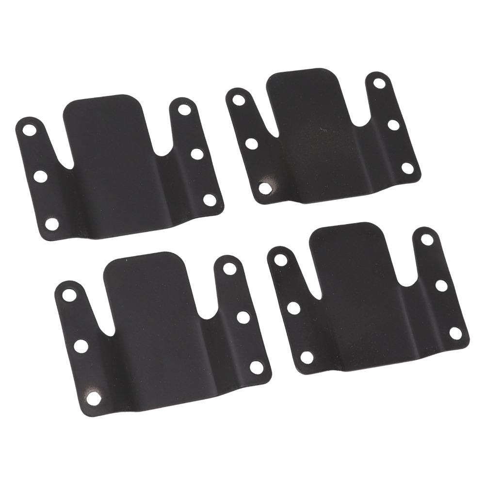 4PCS/8PCS Black Color Bracket Iron Interlocking Connector Sofa  Furniture Assembly