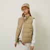 New MLB MONOGRAM Collection Boston Red Sox 24FW Down Vests Unisex Light Beige 3ADVM0246-43BGL