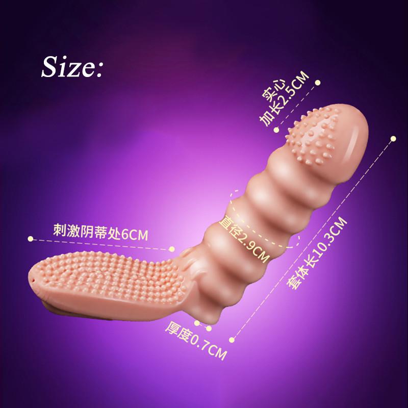 G Spot Vibrating Finger Sleeve Female Masturbator Clitoris Stimulation Finger Massager Vibrators For Women Erotic Adult Sex Toys