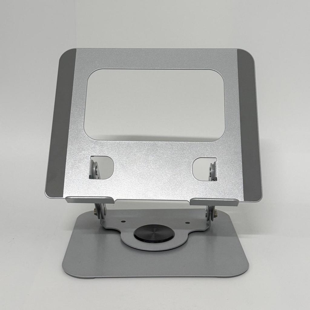 Foldable 360° Rotating Laptop & Tablet Stand with Adjustable Height & Heat Dissipation