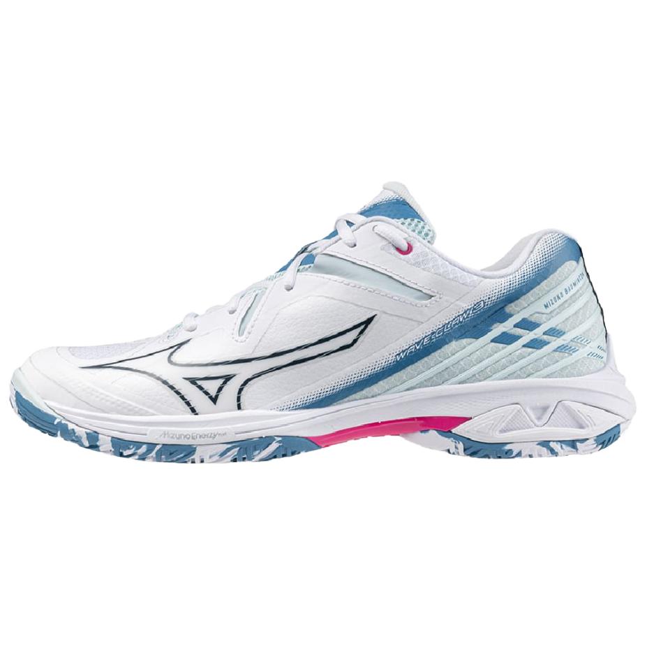 

Mizuno Wave Claw 3 Fit Удобные Универсальные Низкие Кроссовки для Бадминтона Унисекс Белый 71GA244221 40
