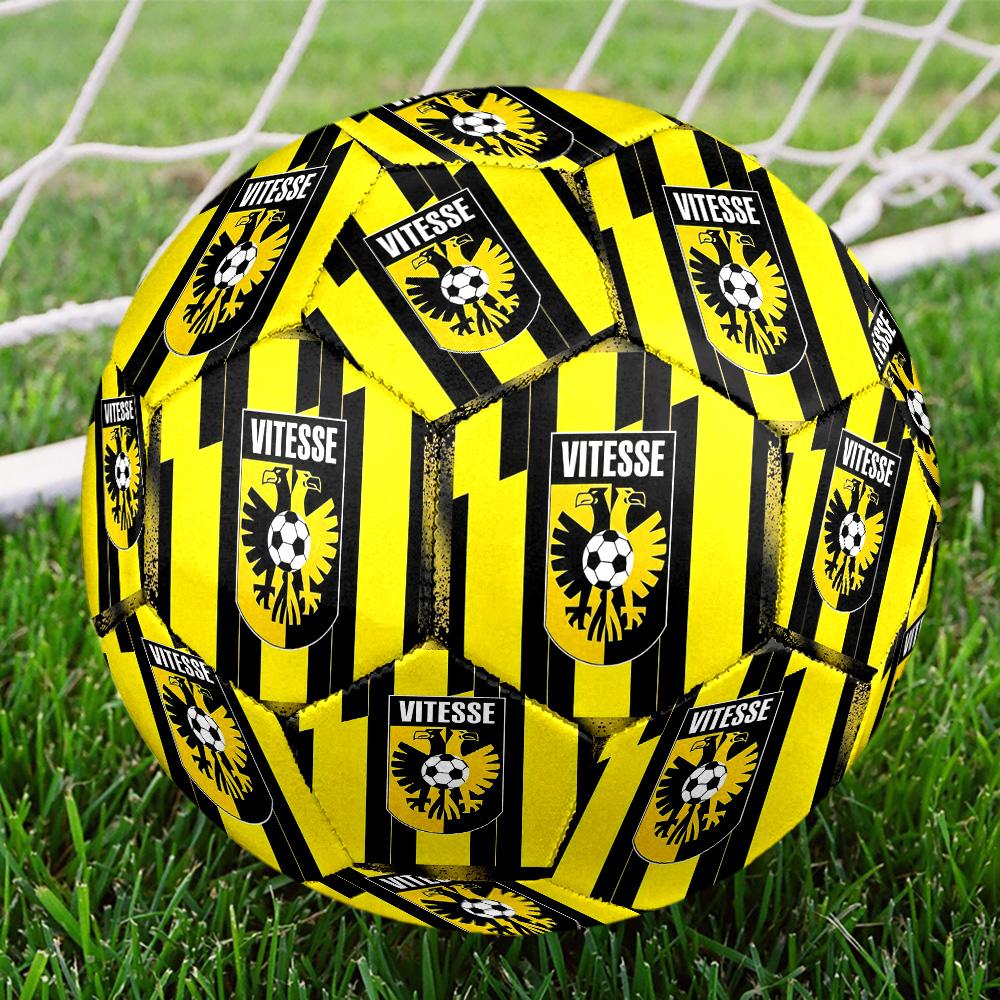 SBV Vitesse ArnhemSoccer Ball Colorful All Ages Machine Stitched PVC Competition Ready Durable High-Bounce
