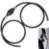 Fuel Transfer Pump Manual Suction Pump Hand Transfer Tube with 8mm Soft DeliveryHose for PetrolDiesel Fuel Liquid FishTank Water