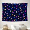 Vibrant Psychedelic Tapestry Wall Hanging Rainbow Aesthetic Room Decor Bohemian Hippie Wall Art Festival Backdrop Trippy Home De