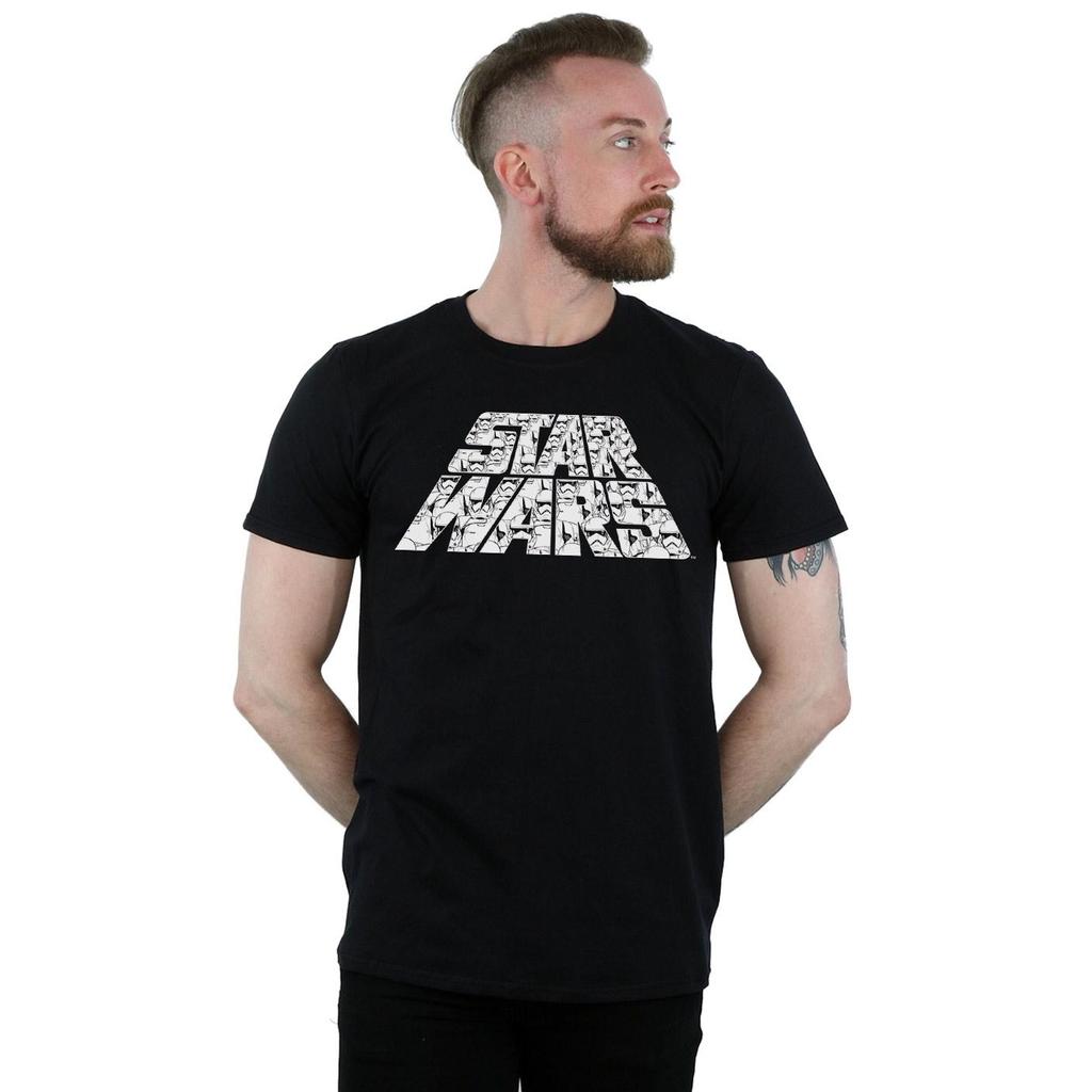 Star Wars: The Rise of Skywalker Mens Star Wars The Rise Of Skywalker Trooper Filled Logo T-Shirt