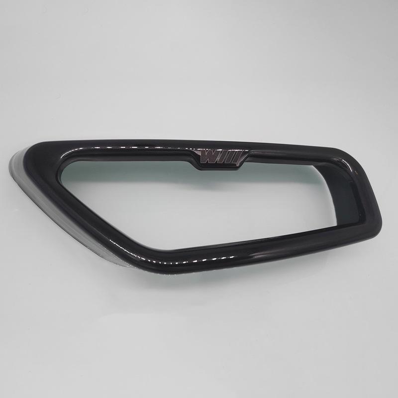 BMW 5 Series (2018-2021) Black Stainless Steel Exhaust Cover with Logo