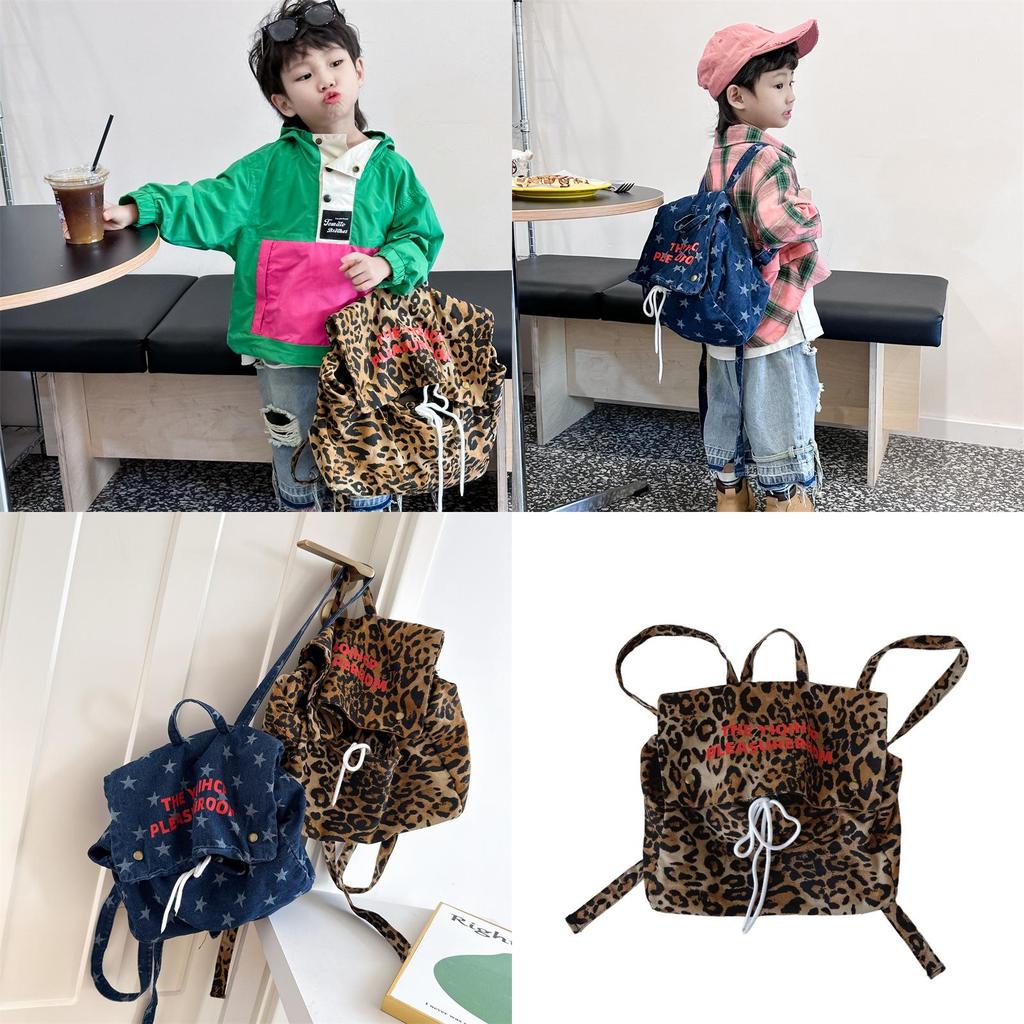 Fashionable Unisex Kids Backpack With Breathable Nylon Material And Stylish Star Pattern