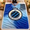 Flannel BlanketClub Brugge FC Warm Soft Throw Blanket for Indoor Sofa Bed Living Room Use
