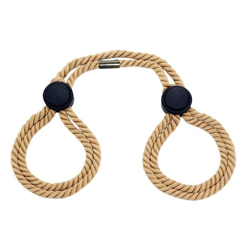 BDSM Sex Handcuff Hand Restraint Erotic Shackle Binds Sex Rope Slave Bondage Sexope Ankle Cuffs Backhandcuff Easy To Use Sex Toy
