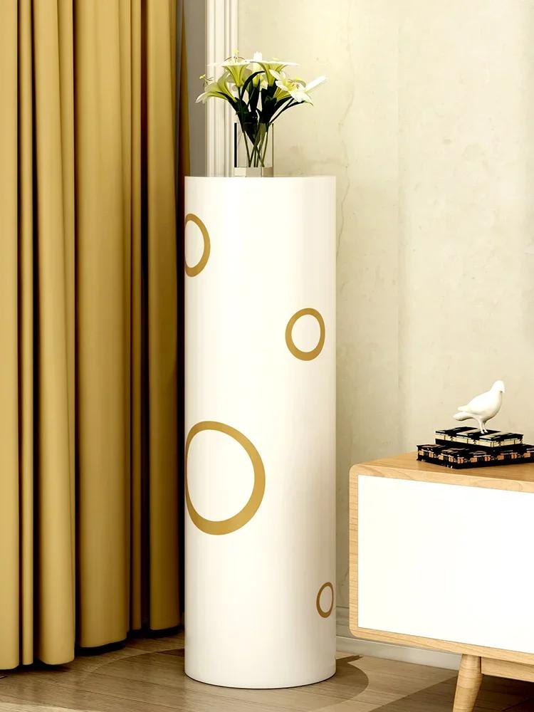 Rotate Open Metal Shoe Rack Creative Round Land Type Shoes Cabinet Storage Living Room Furniture Decor Porch Cabinet Home Decor