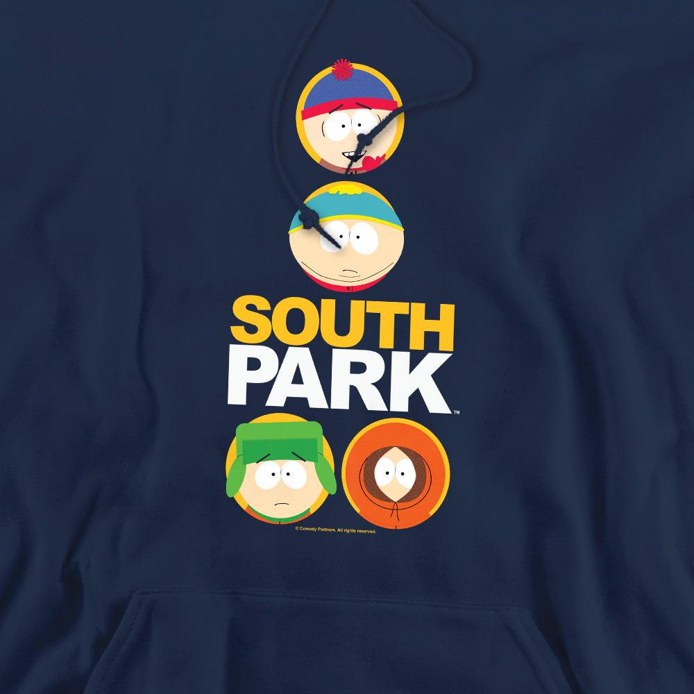 South Park Mens Solid Circles Hoodie
