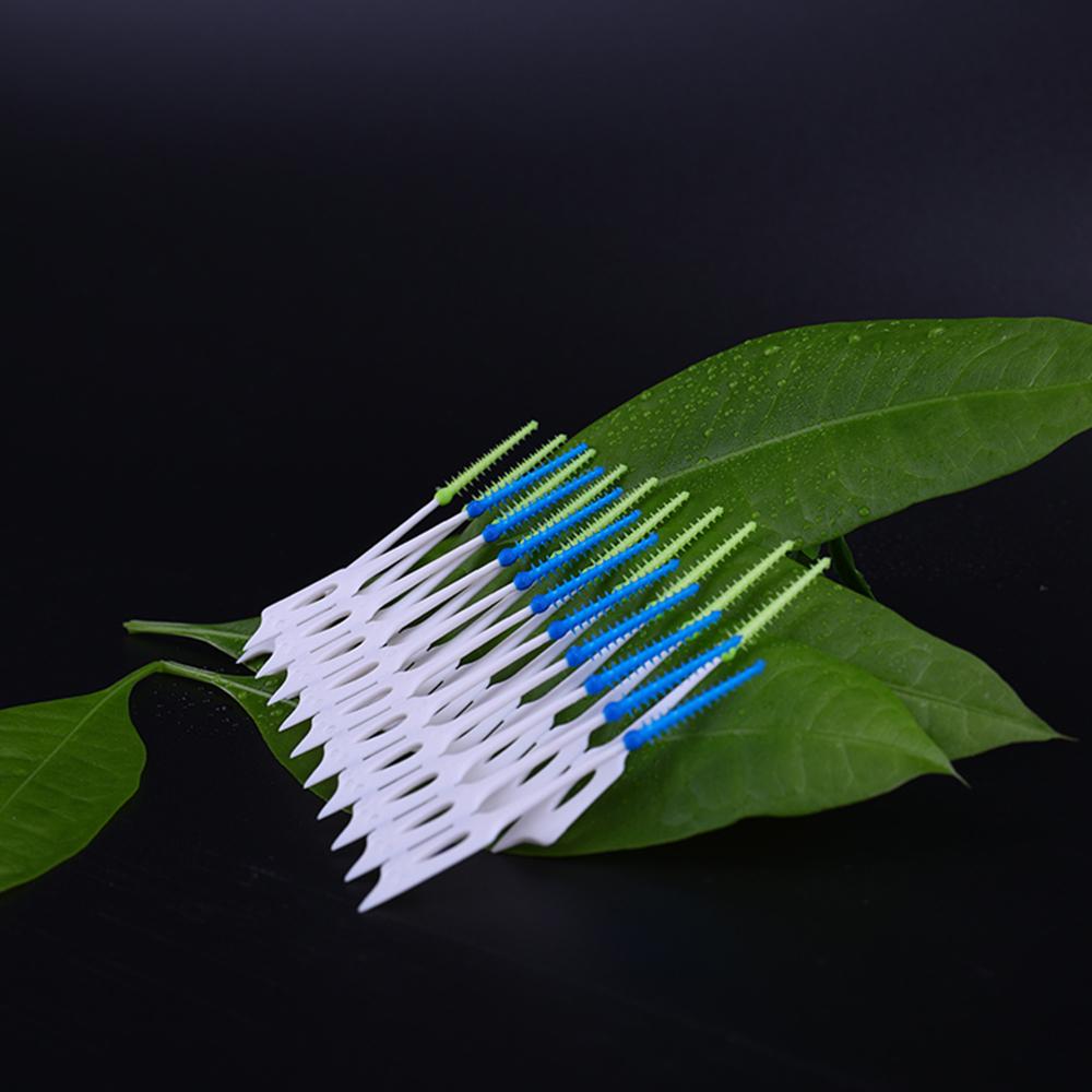 40 120 150 200 Pcs Silicone Interdental Brush Soft Tooth Cleaning Between Teeth Dental Brace Toothpick