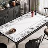 Luxurious Leather Waterproof Table Mat: Oil-Proof, Anti-Scald, Easy-Clean Protective Cover for Desks & Tables