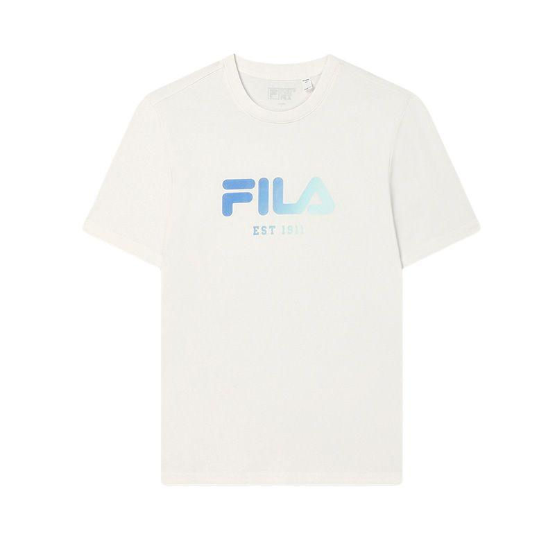 

New FILA ORIGINALE T Shirt Unisex Sea Salt Coconut F51M519106F-BU 175/96A/L