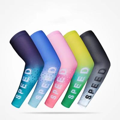1 Paar Radsport-Armlinge Sonnenschutz Atmungsaktiv Kühlende Ärmel Unisex Schnelltrocknend Laufen Angeln Sport Elastischer Armschutz
