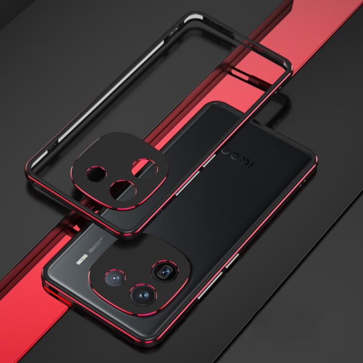 2024 for VIVO IQOO 12 Pro Case, Aurora Series Lens Protector Metal Frame Shockproof Protective Case Mobile Phone Case