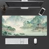 Minimal Desk Setup Mouse Pad Gaming Cloth Surface Non Slip Rubber Base PC Laptop Keyboard Desk Mat