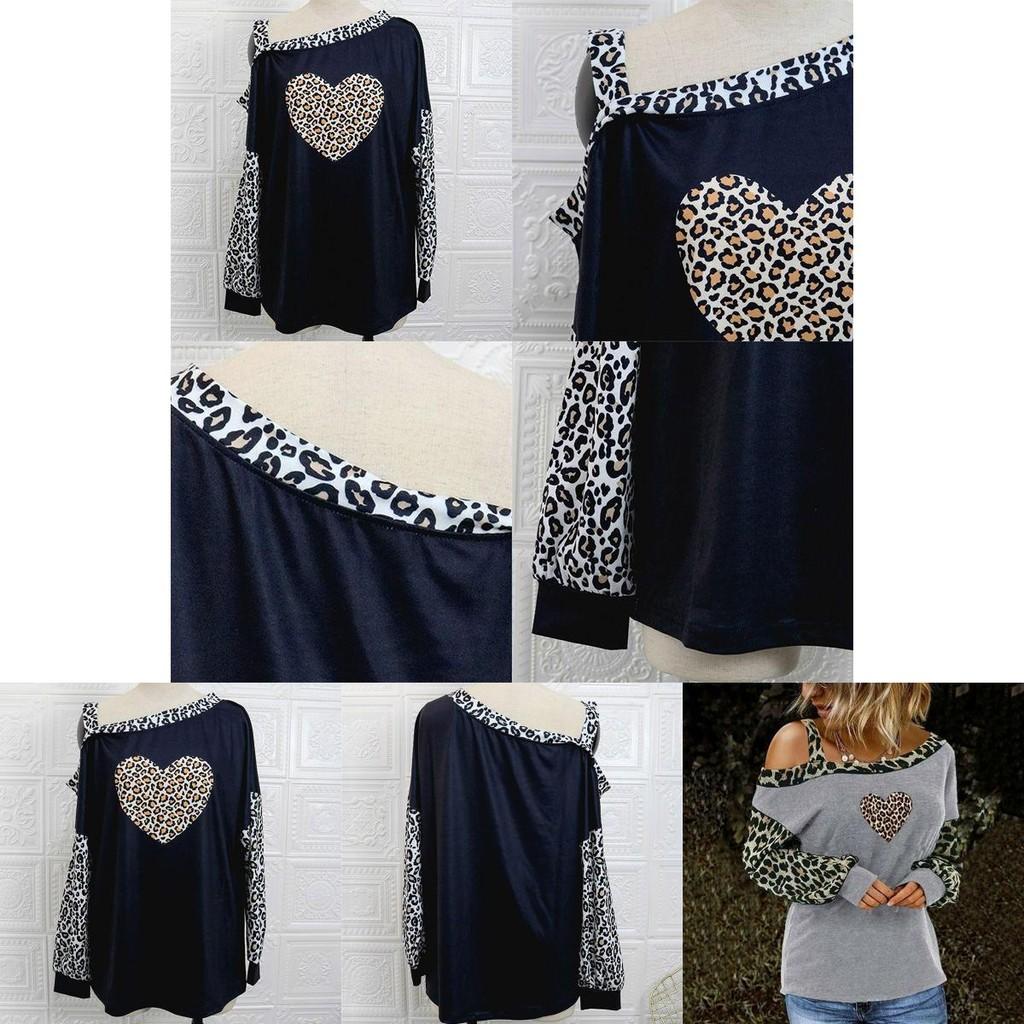 Schicke Damenbluse mit Leopardenmuster, asymmetrischem Ausschnitt und Cut-Out-Schulter aus weichem, komfortablem Material