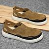 Men's Fashion Leisure Sandals Male Summer Breathable Trendy Casual Shoes Lightweight and Comfortable Wide Toe Shoes