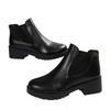 Women Boots Chunky Heel Platform British Style Thick Sole Increase Height Casual Chelsea Boots For Autumn And Winter Casual Wear