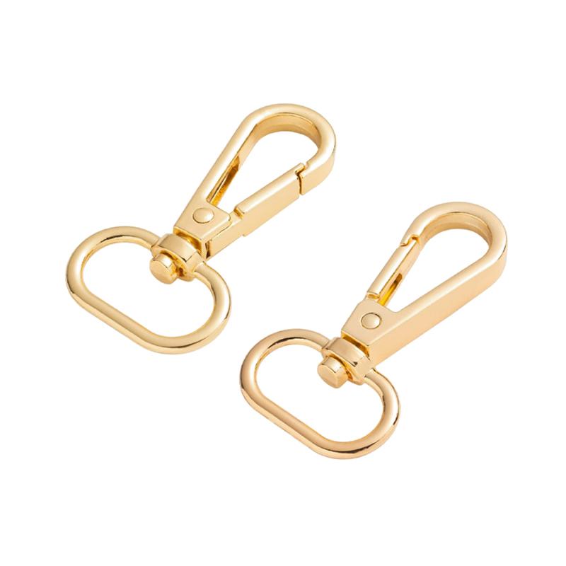 10Pcs Zinc Alloy Swivel Snap Hooks With Heavy Duty Rust Proof Structure For Diy Bag Making Keychain Lanyard Crafting Projects