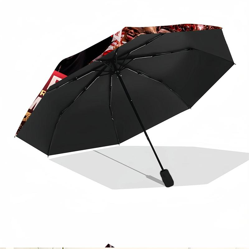 football team Print Automatic Open Close Umbrella, Portable Foldable Umbrella, for Outdoor Commute Camping Trip, Ideal Birthday Gift