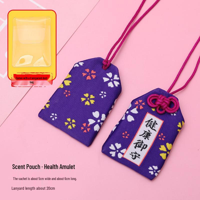 Lingyin Temple Amulet Sachet: Portable Charm for Phone, Car, or Purse – Health & Luck Pendant