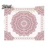 Retro Style Wall for Dorm Circular Pattern Tapestry Indian Hanging Bohemian Tapestry Rectangular Bedroom Living