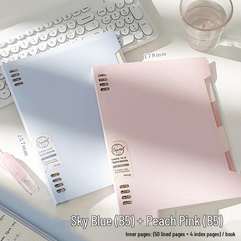 Detachable, High-Quality Loose-Leaf Notebook for Students and Graduates - Perfect for Back-to-School and Error Logging.