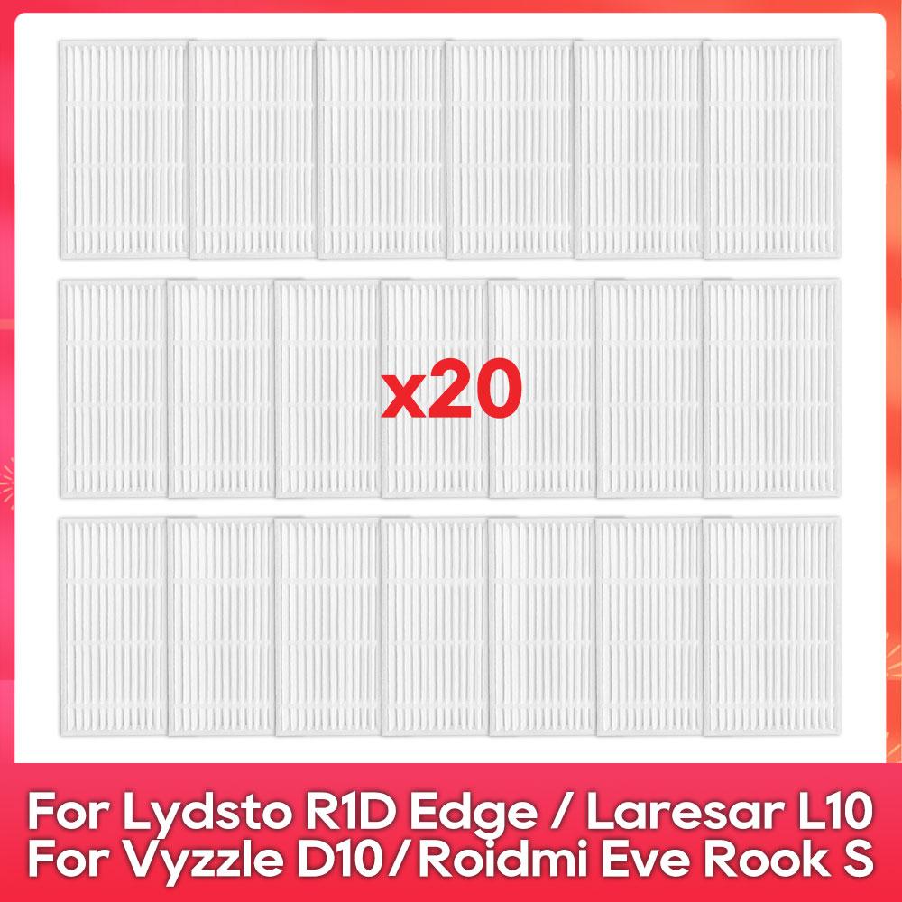 Fit For ( ILIFE V20, Vyzzle D10, Laresar L10, Lydsto R1D Edge, Roidmi Eve Rook S, MiWhole M9 Lite ) Part Brush Filter Mop