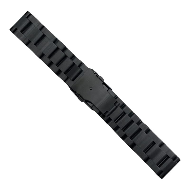 Smartwatch Adjustable Band Straps Wristband Bracelet Wear Resistance Unisex Waterproof with Double Press Fold Over Clasp
