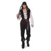 Men Pirate Captain Cosplay Costume Jack Sparrow Style for Halloween Masquerade
