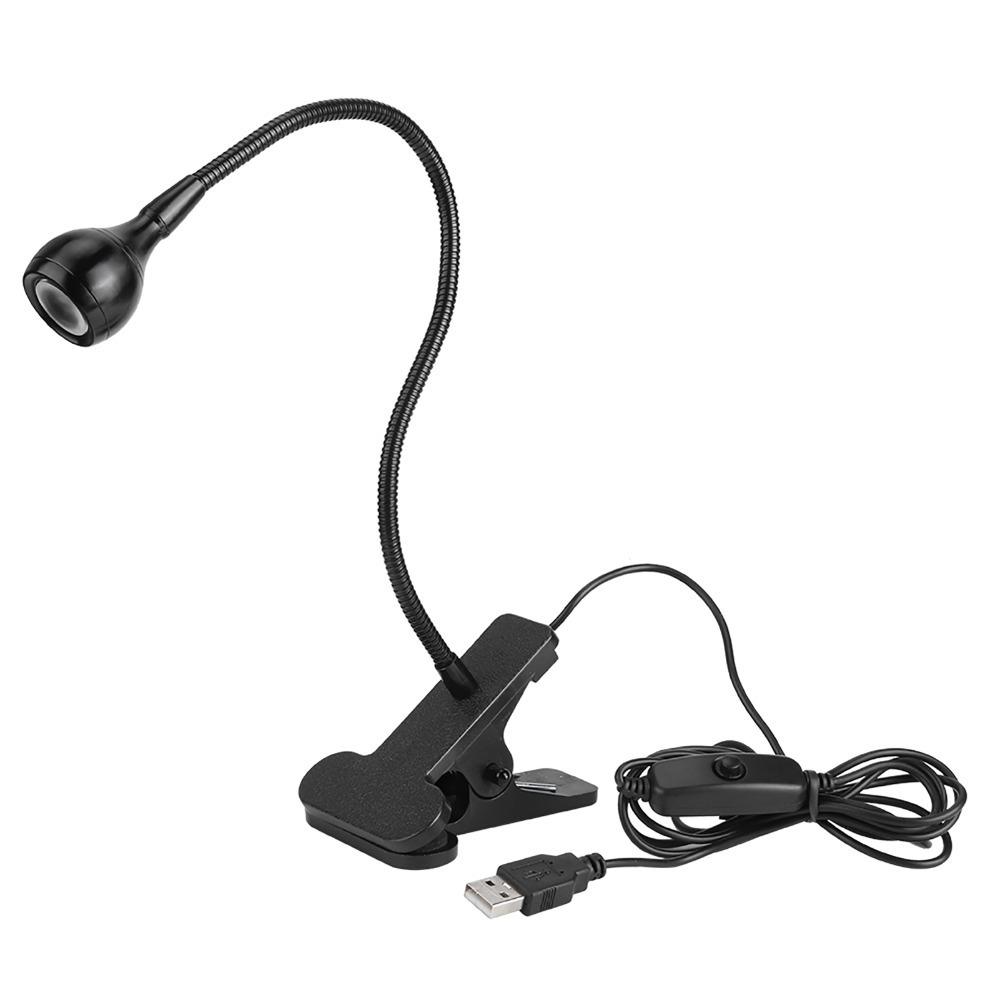 USB Powered USB LED Table Light With Clip LED Clip On Light Mini Desk Night Lamp Model Making