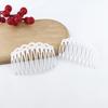 Pack of 6pcs Plastic/Resin French Side Combs For Women Hair Styling Accessories Side Parting Comb Headgear