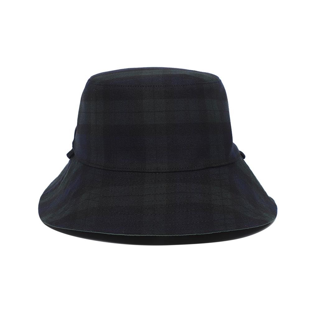 MALBON GOLF Pattern Reversible Bucket Hat Green