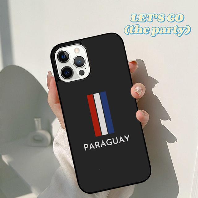 Autumu Paraguay Flag Phone Case Cover for iPhone 17 Air 16 16e 15 12 11 13 14 Pro Max Apple Plus Coque